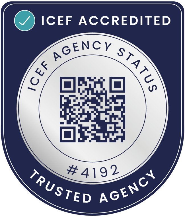 ICEF Accredited — Trusted Agency #4192